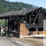 Garagenbrand in Achrain